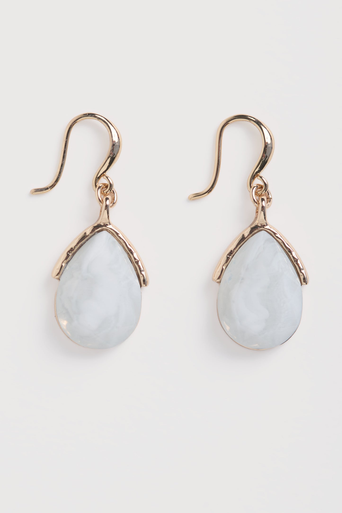 Reed Moon Drop Earrings
