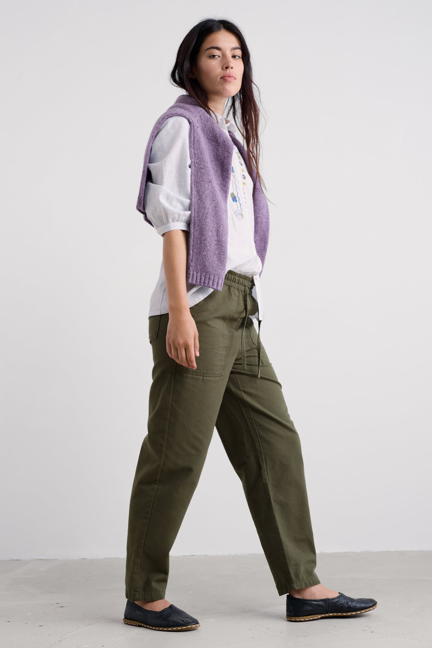 Sholl Trouser in Organic Cotton Canvas