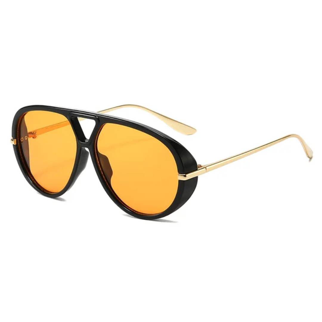 Retro Aviator Sunglasses – UV400 Unisex Pilot Frame Eyewear